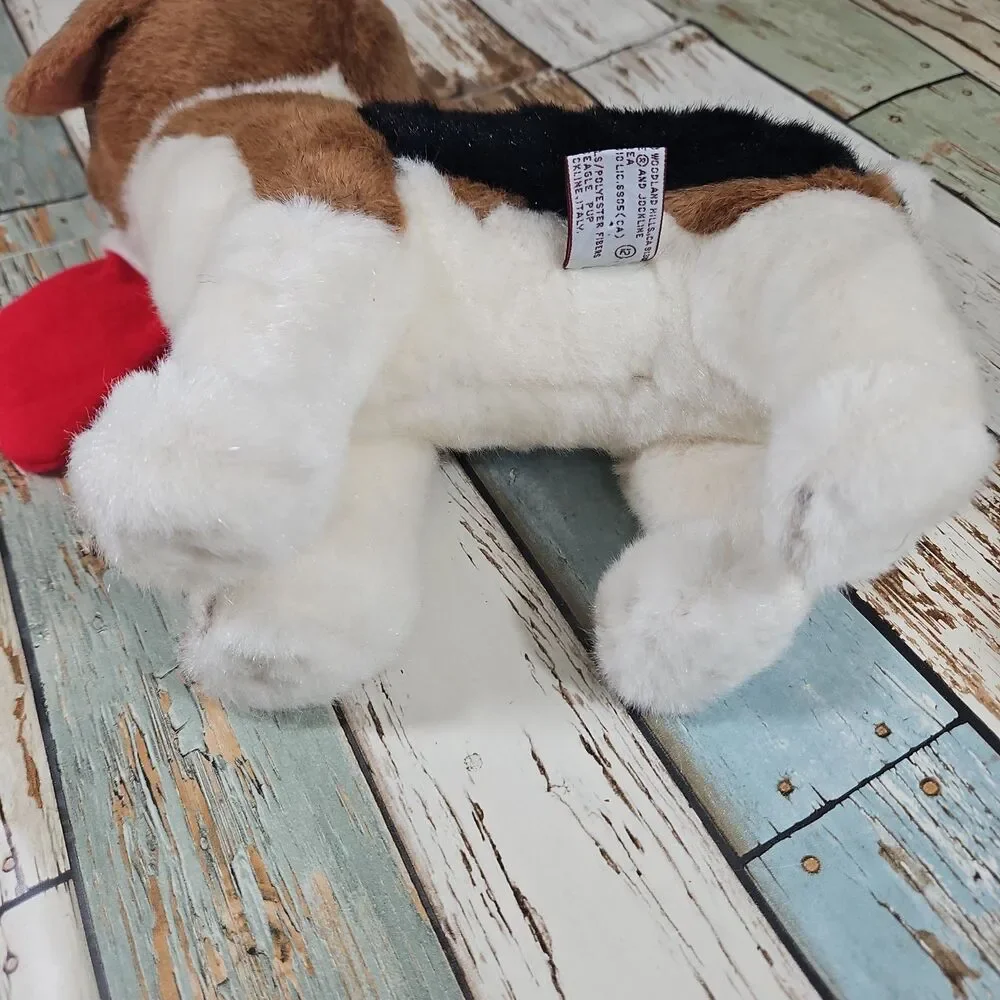 Vintage 1986 Applause Avanti Baby Animals RARE Merry Christmas Beagle Pup NOS